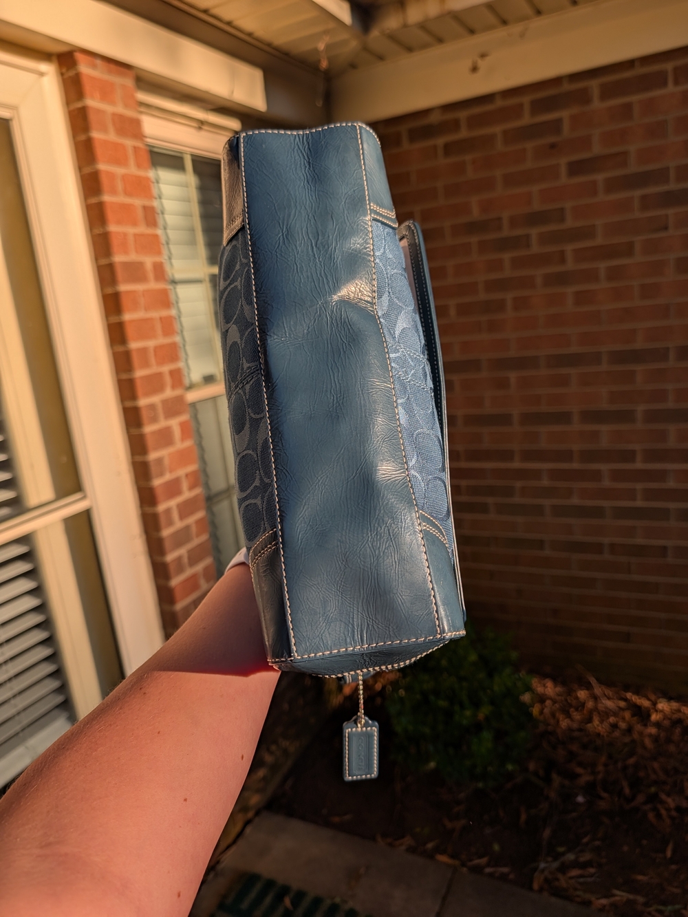 Coach Hampton Signature Flap Bag - Picture 8 of 16